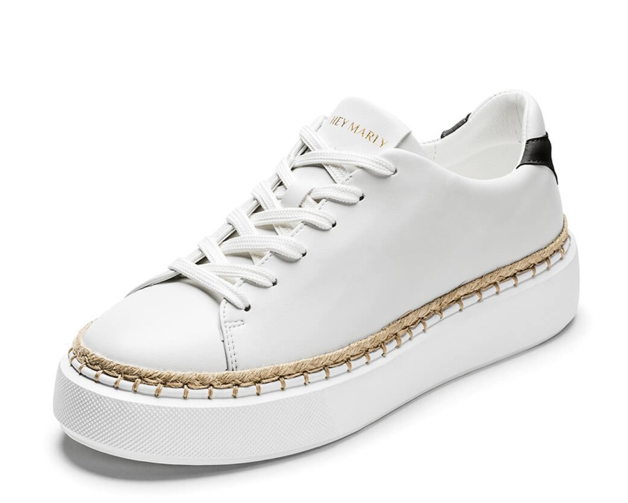 Schuhe Hey Marly | Jute - White/Black