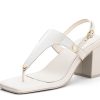 Sandalen Hey Marly | City Gloss - Block Heel Mid Crema Ts