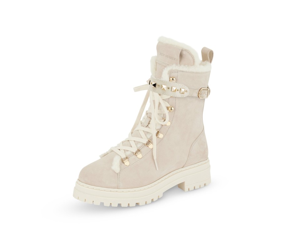 Schuhe Hey Marly | Rivet Loop - Cozy Chunky Rock - Crema Rivet Loop - Crema