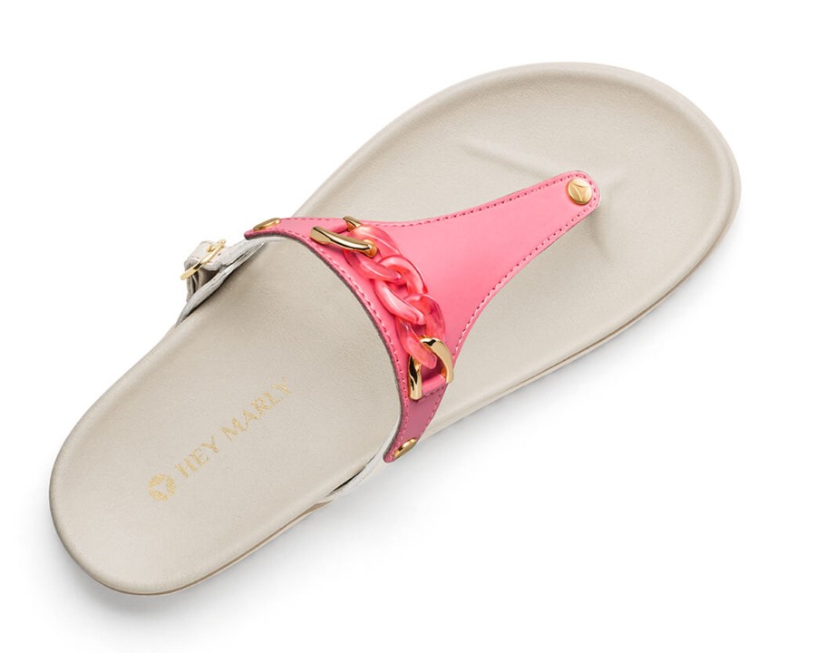 Sandalen Hey Marly | Precious Chain - Casual Clean Crema Ts