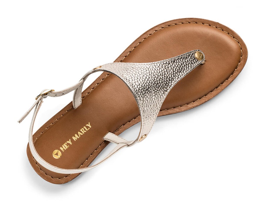 Sandalen Hey Marly | Mars Metallic - Classic Crema Ts