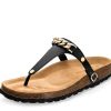 Sandalen Hey Marly | Gold Chain - Casual Cork Black Ts Black - Gold Chain - Ts