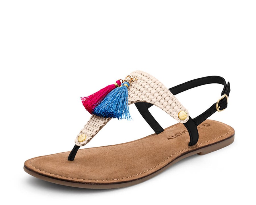 Sandalen Hey Marly | Pom De Cassis - Comfort Black Ts