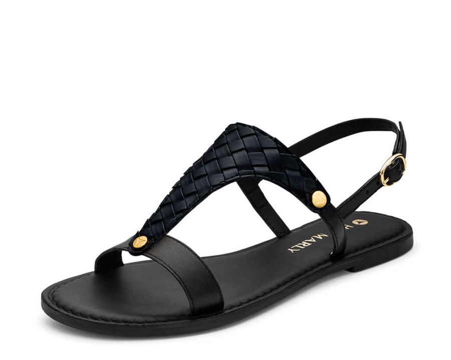 Sandalen Hey Marly | Urban Twist - Classic Riemen Black Ts