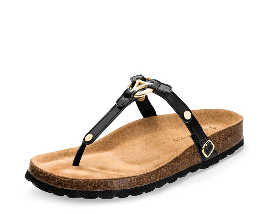 Sandalen Hey Marly | Golden Icon - Casual Cork Black Ts Black - Golden Icon - Ts