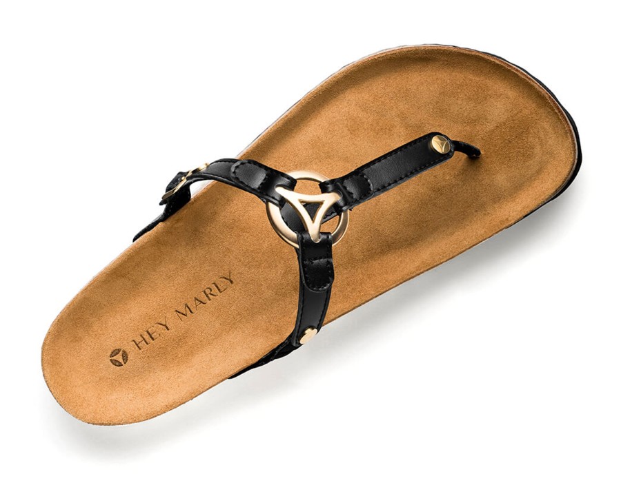 Sandalen Hey Marly | Golden Icon - Casual Cork Black Ts Black - Golden Icon - Ts