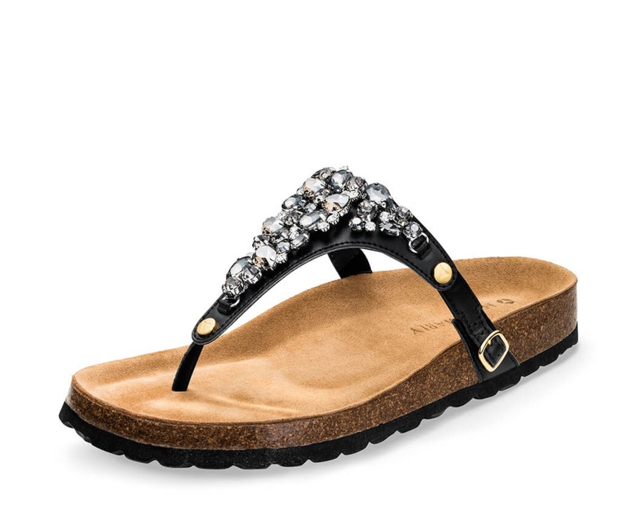 Sandalen Hey Marly | Brilliant Bold - Casual Cork Black Ts