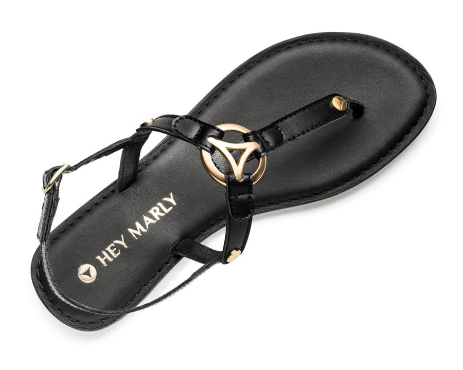 Sandalen Hey Marly | Golden Icon - Classic Black Ts Black - Golden Icon - Ts