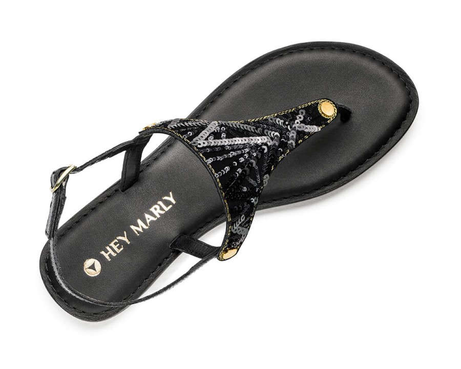 Sandalen Hey Marly | Summer Glam - Classic Black Ts