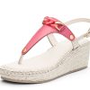 Sandalen Hey Marly | Precious Chain - Wedge Bast Mid Crema Ts