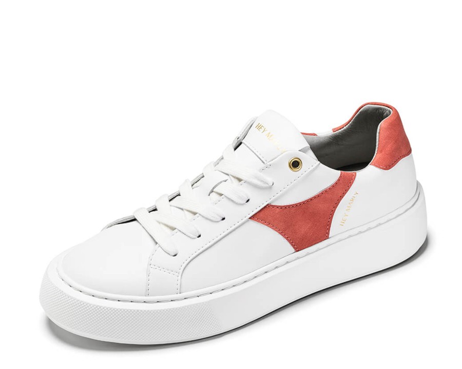 Schuhe Hey Marly | Classic - White/Coral