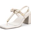 Sandalen Hey Marly | Pretty Loop - Block Heel Mid Crema Ts