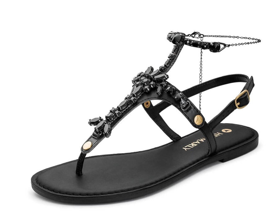 Sandalen Hey Marly | Brilliant Life Chain - Classic Black Ts