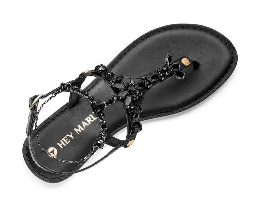 Sandalen Hey Marly | Brilliant Life Chain - Classic Black Ts