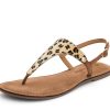 Sandalen Hey Marly | Animal Print - Comfort Cognac Ts