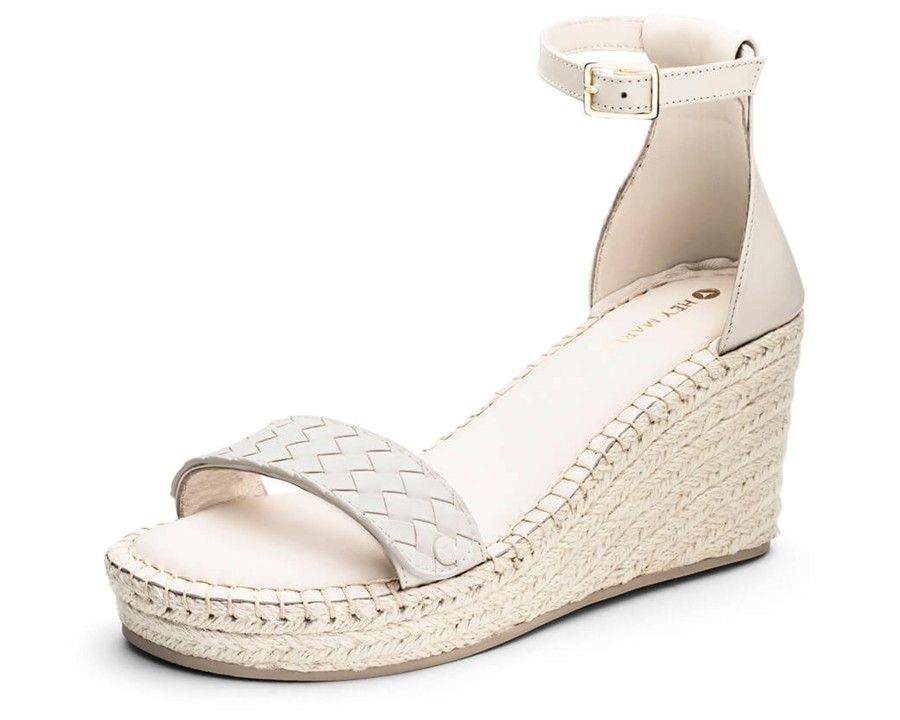 Sandalen Hey Marly | Urban Twist - Wedge Bast High Crema Ps1 Crema - Urban Twist - Ps1