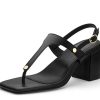 Sandalen Hey Marly | All Plain - Block Heel Mid Black Ts Black - All Plain - Ts