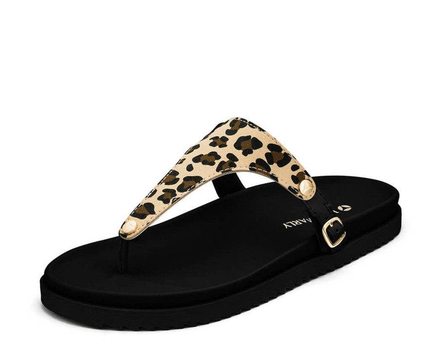 Sandalen Hey Marly | Animal Print - Casual Clean Black Ts