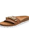 Sandalen Hey Marly | Gold Chain - Casual Cork Cognac Ps1 Cognac - Gold Chain - Ps1