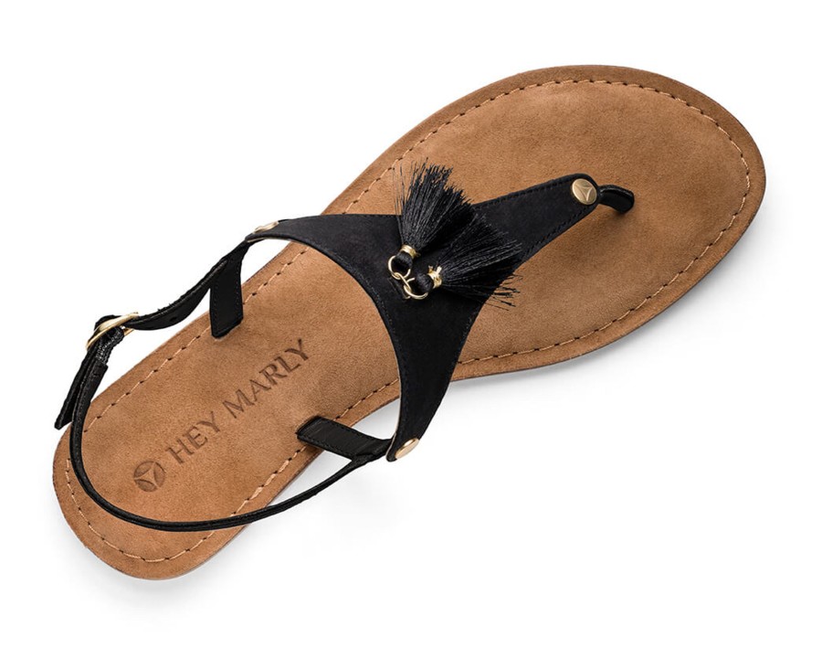 Sandalen Hey Marly | Pom De Paris - Comfort Black Ts