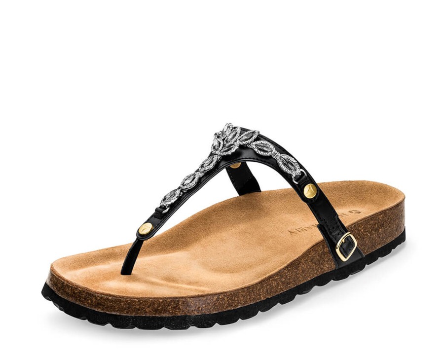 Sandalen Hey Marly | Sparkling Sea - Casual Cork Black Ts