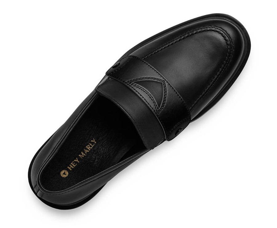 Schuhe Hey Marly | Plain Penny - Classic Loafer Black Ps1 Black - Plain Penny - Ps1