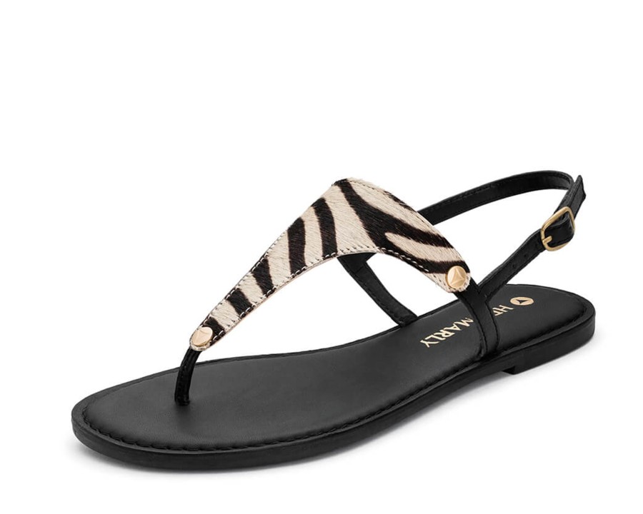 Sandalen Hey Marly | Animal Print - Classic Black Ts