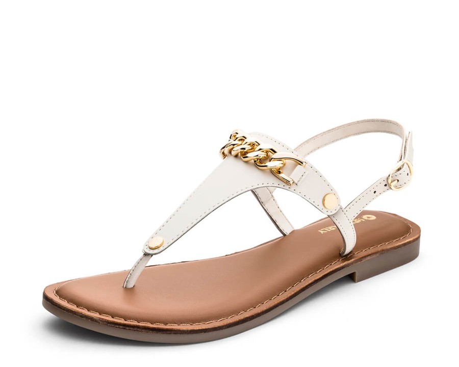 Sandalen Hey Marly | Gold Chain - Classic Crema Ts Crema - Gold Chain - Ts