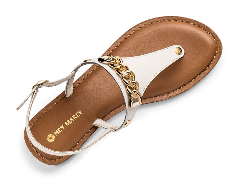 Sandalen Hey Marly | Gold Chain - Classic Crema Ts Crema - Gold Chain - Ts