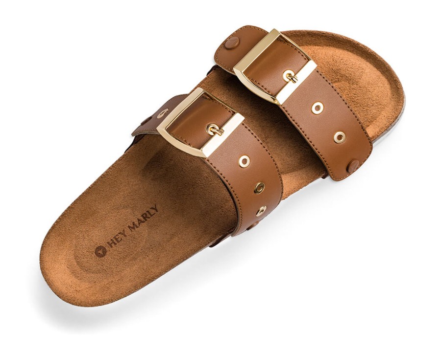 Sandalen Hey Marly | Urban Classic - Casual Cork Cognac Ps2 Cognac - Urban Classic - Ps2