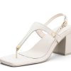 Sandalen Hey Marly | All Plain - Block Heel Mid Crema Ts Crema - All Plain - Ts