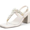 Sandalen Hey Marly | Majestic Moon - Block Heel Mid Crema Ts