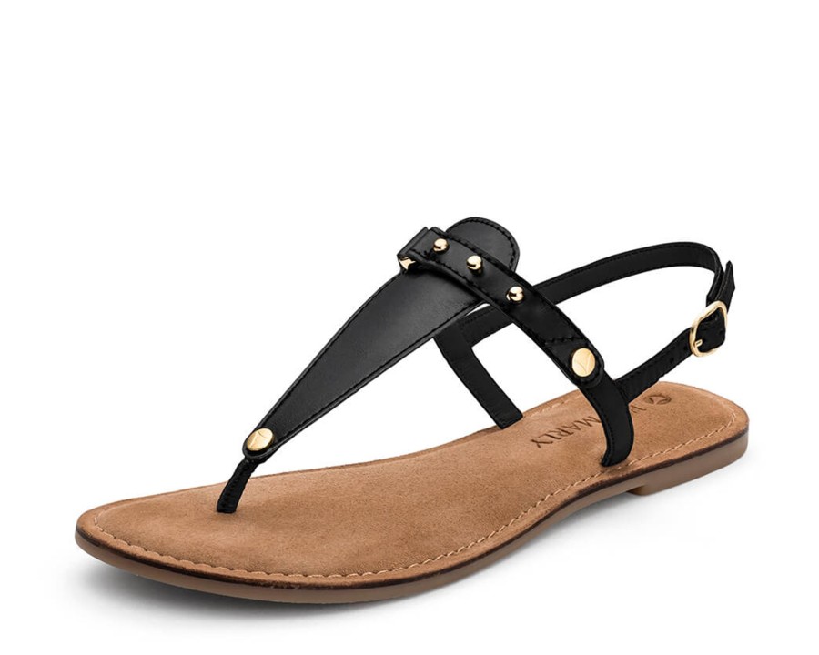 Sandalen Hey Marly | Pin Stud - Comfort Black Ts Black - Pin Stud- Ts