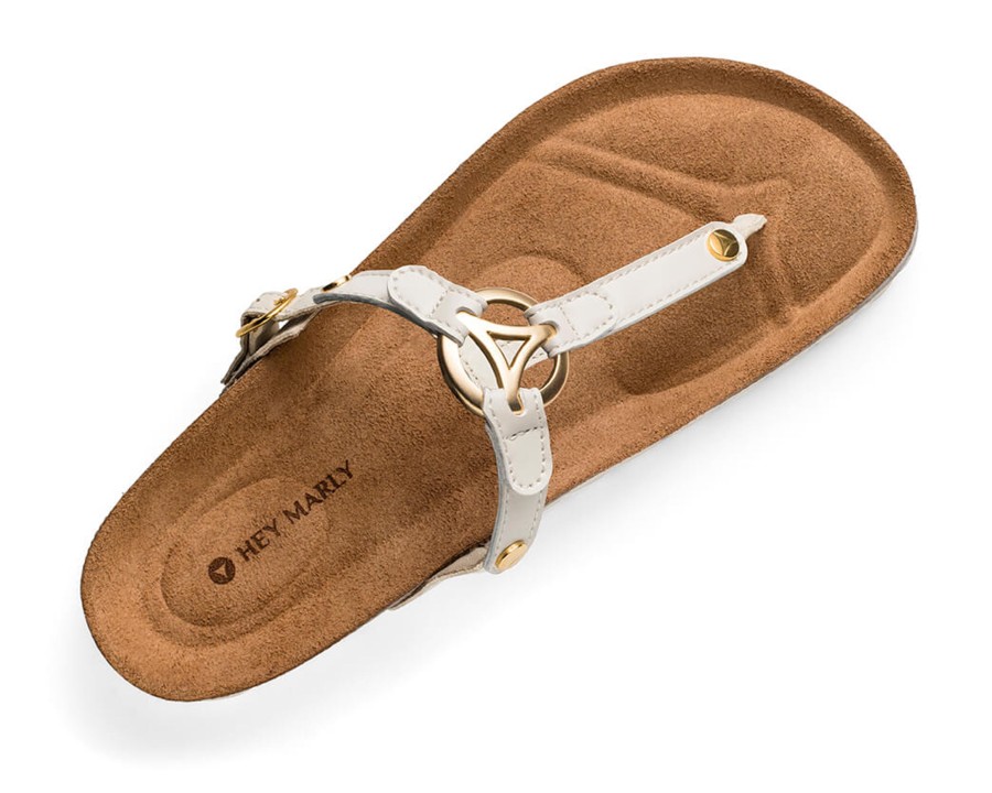 Sandalen Hey Marly | Golden Icon - Casual Cork Crema Ts Crema - Golden Icon - Ts