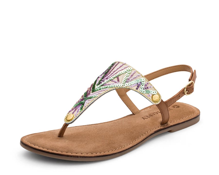 Sandalen Hey Marly | Summer Glam - Comfort Cognac Ts