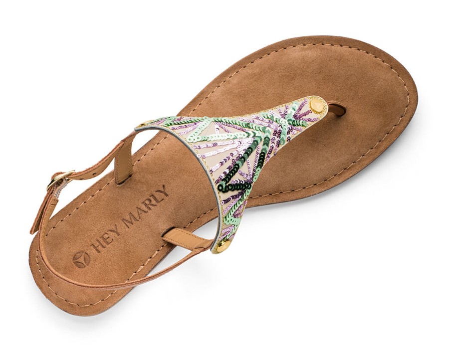 Sandalen Hey Marly | Summer Glam - Comfort Cognac Ts