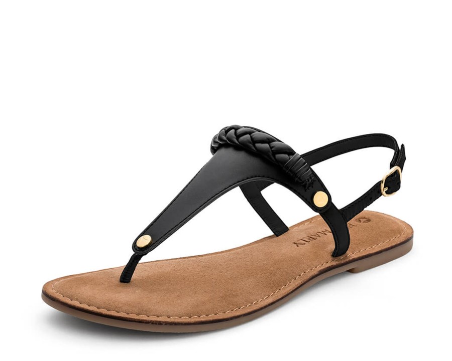 Sandalen Hey Marly | Braided - Comfort Black Ts Black - Braided - Ts