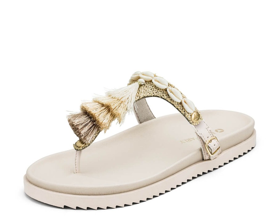 Sandalen Hey Marly | Tulum Tassle - Casual Clean Crema Ts