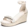 Sandalen Hey Marly | Braided - Wedge Bast High Crema Ps1 Crema - Braided - Ps1