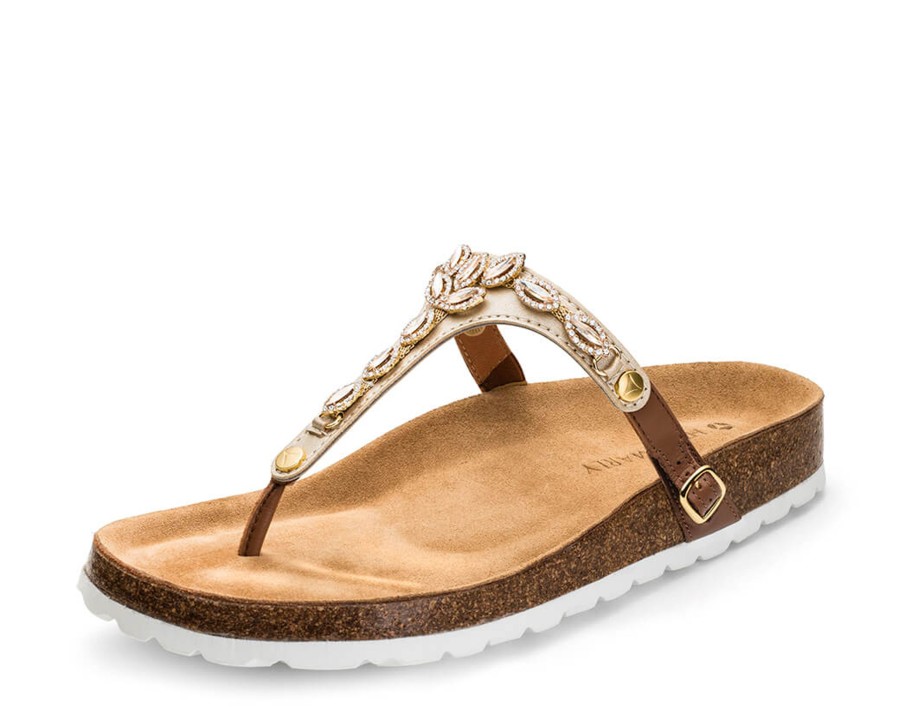 Sandalen Hey Marly | Sparkling Sea - Casual Cork Cognac Ts