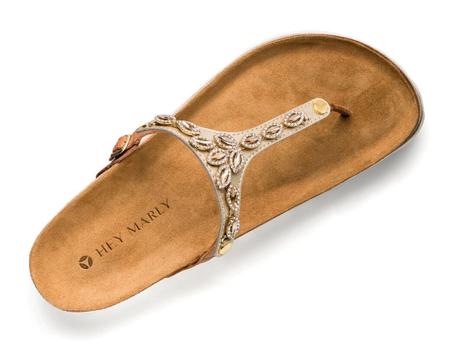 Sandalen Hey Marly | Sparkling Sea - Casual Cork Cognac Ts