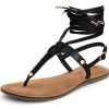 Sandalen Hey Marly | Tie Up Rope - Comfort Black Ts