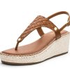 Sandalen Hey Marly | Urban Twist - Wedge Bast Mid Cognac Ts Cognac - Urban Twist - Ts