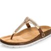 Sandalen Hey Marly | Glitter Knot - Casual Cork Cognac Ts