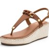 Sandalen Hey Marly | Precious Chain - Wedge Bast Mid Cognac Ts