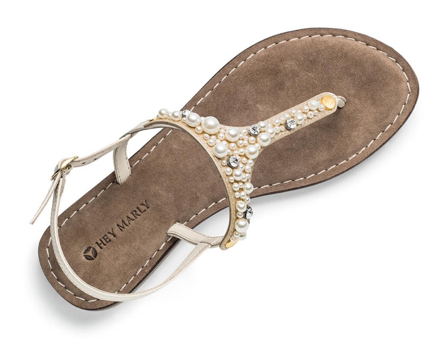 Sandalen Hey Marly | Precious Pearl - Comfort Crema Ts White - Precious Pearl - Ts