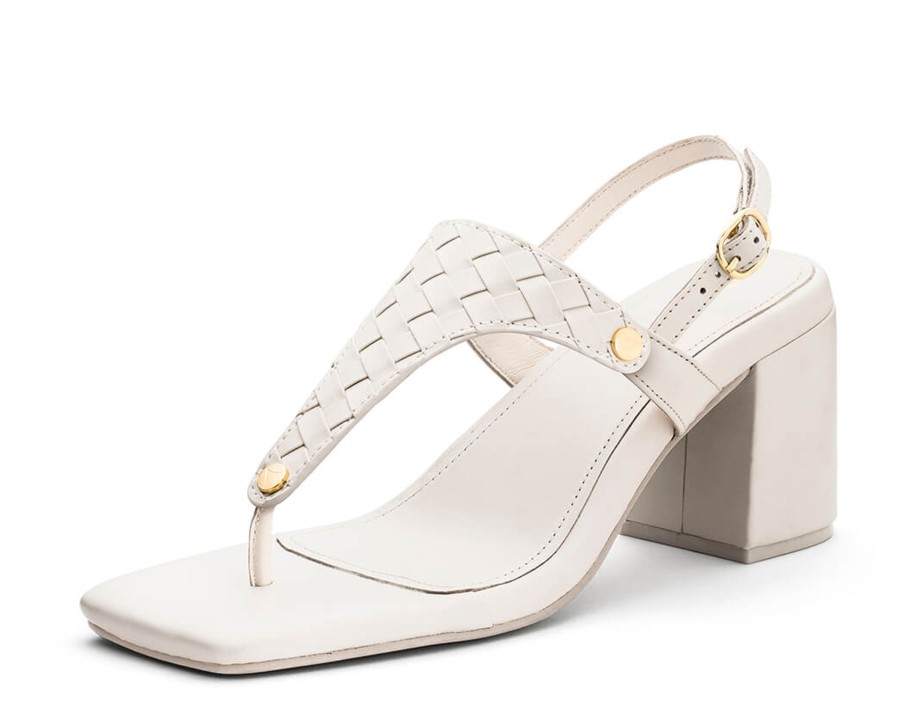 Sandalen Hey Marly | Urban Twist - Block Heel Mid Crema Ts Crema - Urban Twist - Ts