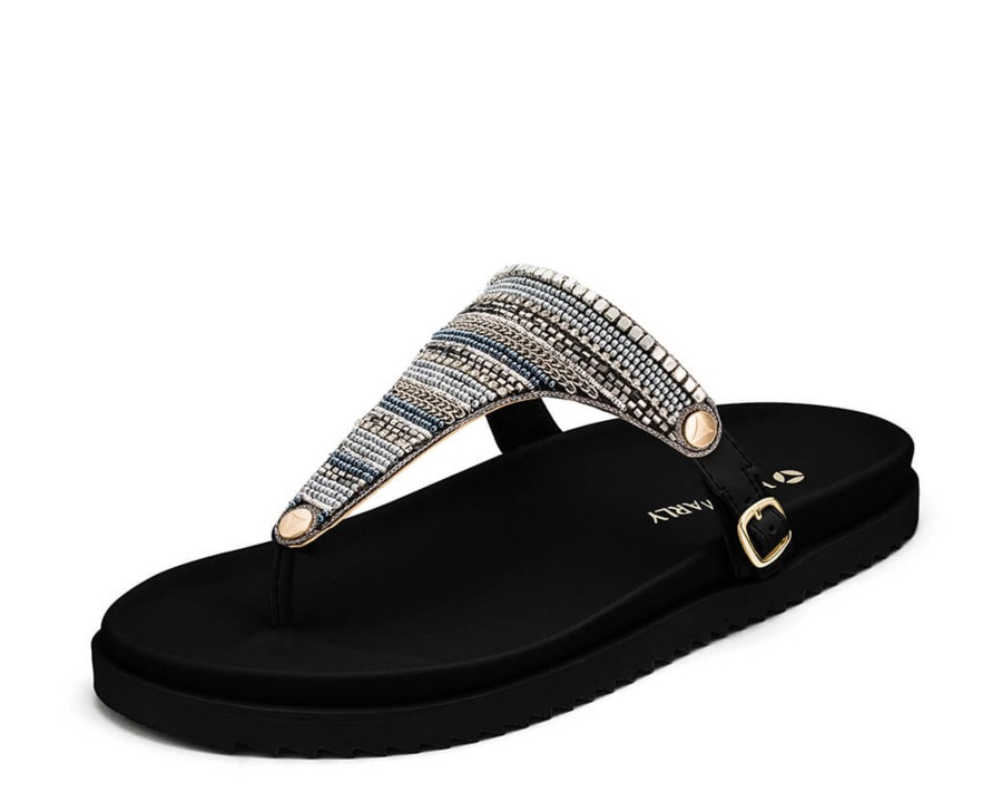 Sandalen Hey Marly | Ethno Beads - Casual Clean Black Ts