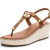 Sandalen Hey Marly | Golden Icon - Wedge Bast Mid Cognac Ts Cognac - Golden Icon - Ts