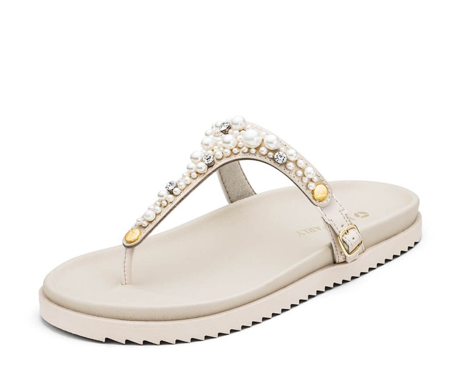 Sandalen Hey Marly | Precious Pearl - Casual Clean Crema Ts White - Precious Pearl - Ts